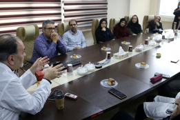 بازدید جمعی از اعضای هیات علمی و دانشجویان مقطع کارشناسی ارشد و دکتری دانشکده بیوتکنولوژی دانشگاه تهران از پژوهشگاه ملی سرطانِ جهاددانشگاهی