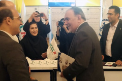 غرفه پژوهشکده سرطان معتمد در نمایشگاه بین‌المللی همکاری‌های علمی و فناوری در حاشیه نشست وزرای علوم کشورهای اسلامی