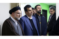 بازدید رئیس سازمان اوقاف و امور خیریه از پژوهشگاه ملی سرطان