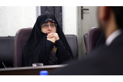 بازدید خانم دکتر زهرا سادات مشیر عضو ستاد ملی زن و خانواده از کلینیک فوق‌تخصصی پژوهشگاه ملی سرطان