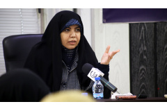 بازدید خانم دکتر زهرا سادات مشیر عضو ستاد ملی زن و خانواده از کلینیک فوق‌تخصصی پژوهشگاه ملی سرطان