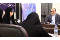 بازدید خانم دکتر زهرا سادات مشیر عضو ستاد ملی زن و خانواده از کلینیک فوق‌تخصصی پژوهشگاه ملی سرطان