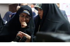 بازدید خانم دکتر زهرا سادات مشیر عضو ستاد ملی زن و خانواده از کلینیک فوق‌تخصصی پژوهشگاه ملی سرطان