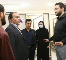 رئیس پژوهشکده سرطان معتمد جهاد دانشگاهی از مجتمع پزشکی جهاد دانشگاهی قزوین بازدید کرد